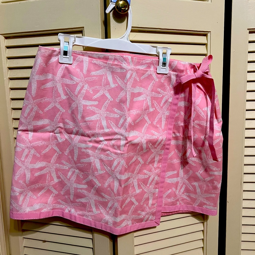 Vineyard Vines Pink Wrap Skirt